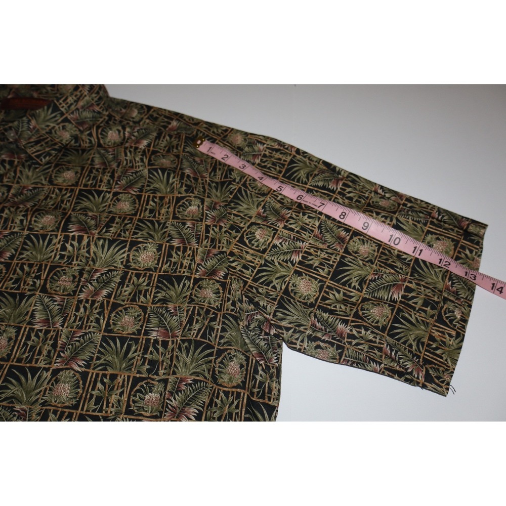 Tori Richard Honolulu Mens XL Tropical Palm Print Button Down Cruise Shirt - Picture 8 of 11